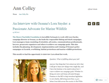Tablet Screenshot of anncolley.com